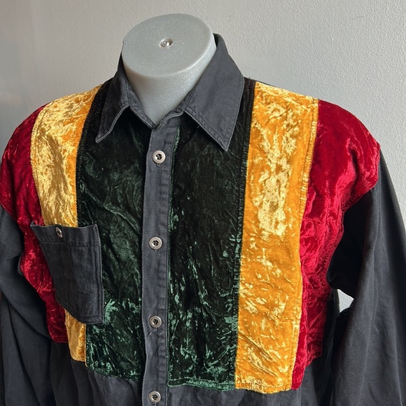 Vintage Machine Button Down Shirt Large - Picture 9 of 9